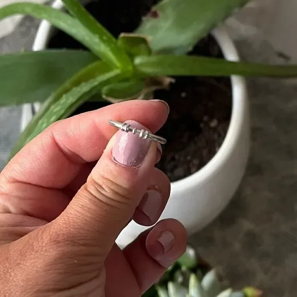 The Thin Beauty Ring adjustable in 925 silver - Picture 13 of 13